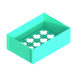 Render of MODULITH 240 Gridfinity Decor Drawer - 2W-1.5H